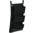 thumbnail image 1 of KALLORY Bolsa Colgante De Pared Para Plantas Con Bolsillos Profundos De Fieltro Negro Transpirable, 1 of 6