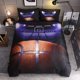thumbnail image 1 of Juego De Funda Nórdica De Cancha De Baloncesto Deportiva En 3D Ropa De Cama Juego De Funda Nórdica Deportiva De Microfibra para Niños, Niñas Y Adolescentes-(Sin Edredón Ni Sábana)-2 Piezas-1, 1 of 5