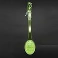 thumbnail image 2 of Long Handled Body Bath Shower Back Brush Scrubber Massager Disability Helper Green, 2 of 9
