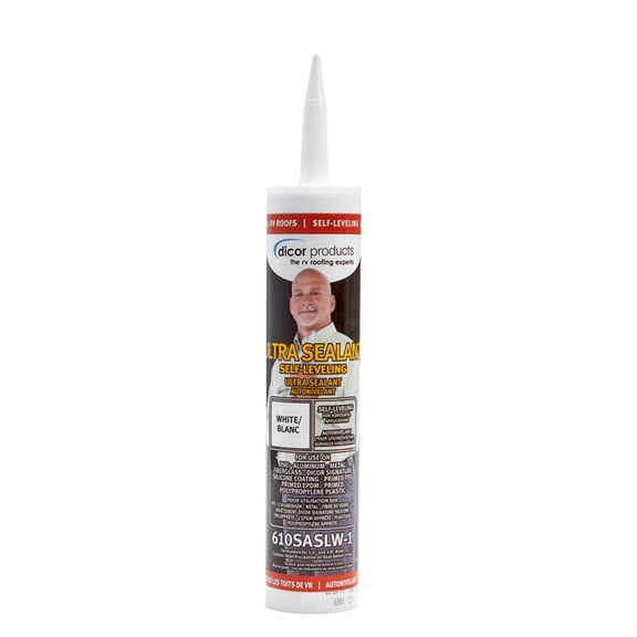 Dicor 610SASLW-1 Self-Leveling Ultra Sealant - 10 oz., White