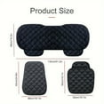 thumbnail image 3 of Car Back Seat Cover Plush Material Rear Back Row Protector Mat, Auto Chair Cushion, 3 of 5
