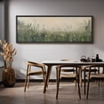 thumbnail image 6 of Large Framed Canvas Print Tranquil Nature Landscape with Wildflowers Wall Art Decorative Ready to Hang Painting for Living room Bedroom - 60"x20" Black Frame, 6 of 9