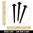 thumbnail image 2 of Three 3 Nails Christian Solid Rubber Stamp for Scrapbooking Crafting Stamping - Mini 1/2 Inch, 2 of 7