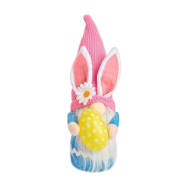 Easter Rabbit Toy Soft Stuffed Animal Spring Home Cute Collectible for Kids and Adults