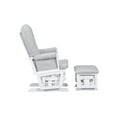 thumbnail image 6 of Suite Bebe Contempo Nursery Glider with Ottoman, White Wood and Dove Gray Fabric, 6 of 8