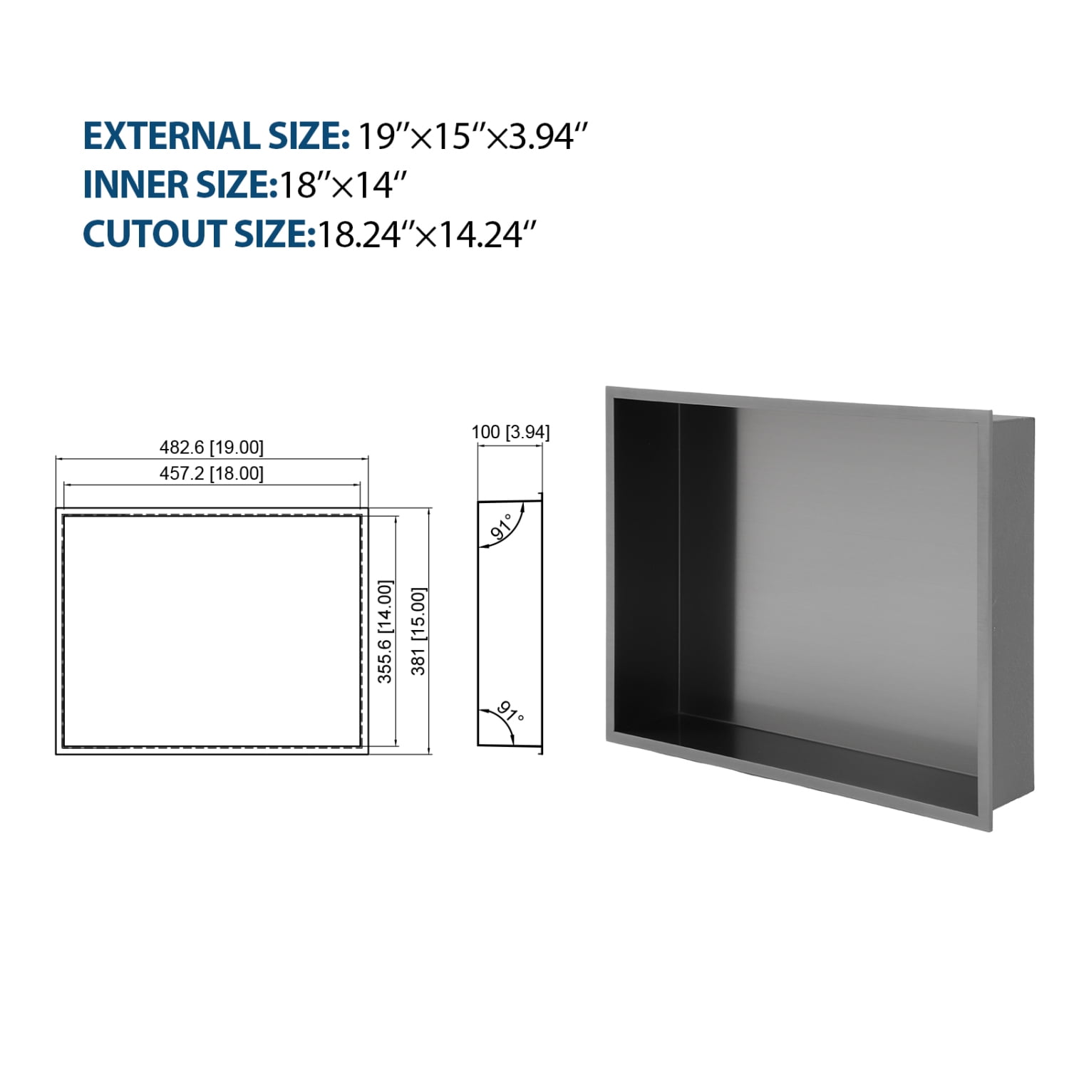 Surtek Aluminum level bar 24"