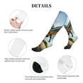 thumbnail image 5 of Pofeuu Lake Forest Dinosaur A Print Compression Socks for Women & Men Circulation - Best Support for Nurses,Running,Athletic,Sports, 5 of 7