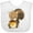 AA-White, variant on Inktastic Cute Woodland Animal Squirrel Boys or Girls Baby Bib