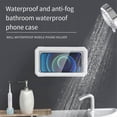 thumbnail image 1 of Shower Phone Holder Waterproof 360 Rotation Adjustable Phone Case Holder Anti-Fog Wall Phone Mount Stand Cover, 1 of 5