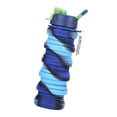 thumbnail image 1 of Soidarity Taza de agua plegable de 500ml, botella de agua plegable de silicona para ciclismo, hervidor de viaje, portátil, para acampar al aire libre, Ciclismo portátil azul Soidarity OD001093-02, 1 of 1