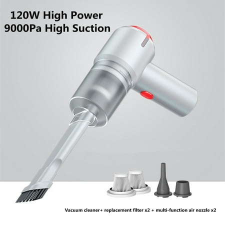 

Paiwinds Portable Handheld Wireless Car Vacuum Cleaner Household Compact & Large Suction Mini Vacuum Cleaner With Rear Inflation Function
