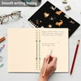 thumbnail image 4 of FORMRS 1-Subject Spiral Notebook 8" x 5" College Ruled 60 Refillable Sheet A5 Hard Cover, 2 Pack, Pixel Cat, 4 of 7