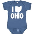thumbnail image 3 of Inktastic I Love Ohio with State Silhouette Boys or Girls Baby Bodysuit, 3 of 5