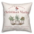 thumbnail image 2 of Creative Products Kringle Christmas Market 18 x 18 Spun Poly Pillow, 2 of 3