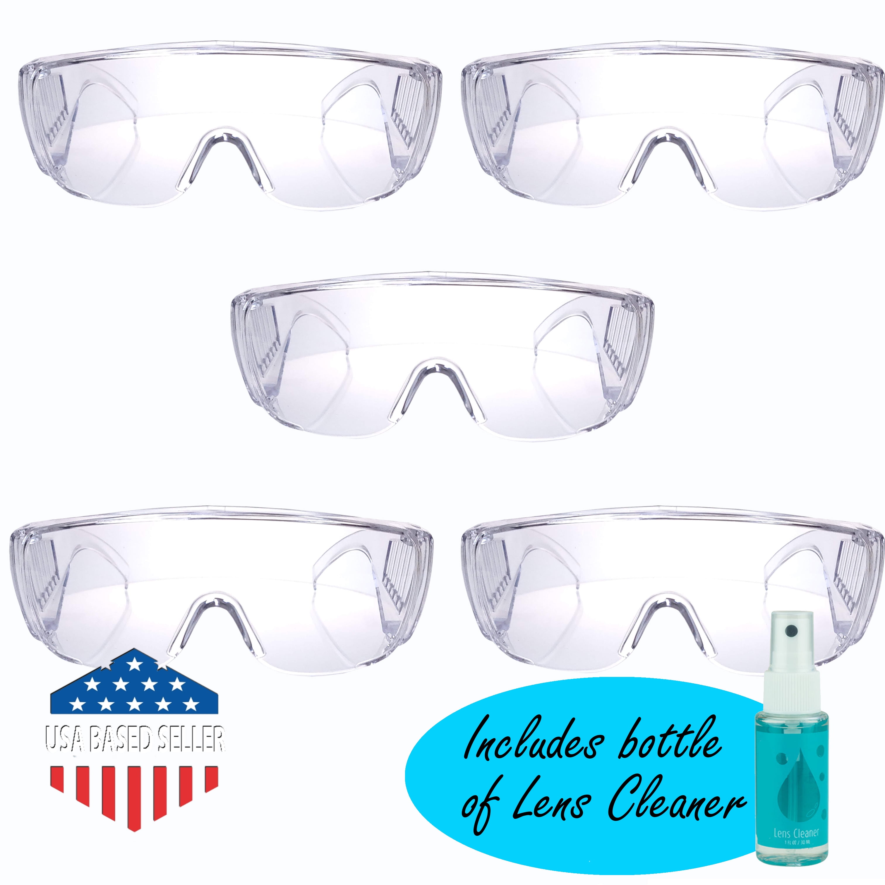 5 Safety Glasses Goggles Protective Eye Protection Chemistry Laboratory