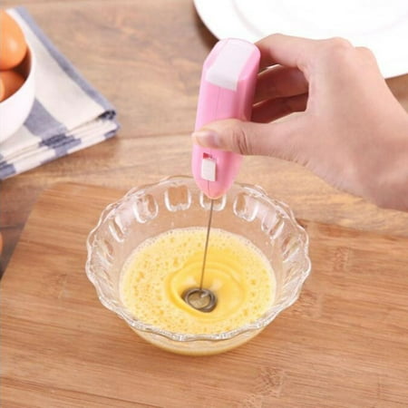 

Electric Handheld Milks Frother Hand Matcha Whisk Drink Mixer Stainless Steel with Spring Spiral Foamer Kitchen