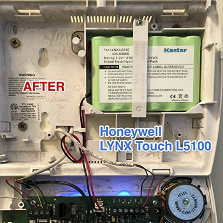 Kastar 4-Pack Battery Replacement for Honeywell Lynx 5210, Lynx