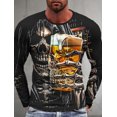 thumbnail image 3 of Camiseta de manga larga para hombre con diseño de mapa del mundo en 3D para deportes de ocio, fitness, retro, clásica, de manga larga, para deportes al aire libre, de gran tamaño y cálida, 3 of 5
