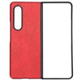thumbnail image 2 of Leather Phone Cover, Scratch Proof Shockproof Precise Cutting Practical Phone Protective Cases  for   Z Fold 3 Black,Red,Blue,Brown, 2 of 8