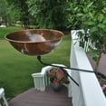 thumbnail image 4 of Find Your Passage LOW-MT-WOK-10-DHDC Deck Mount Small Hammered Copper Planter, 4 of 8