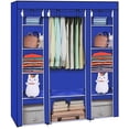 thumbnail image 1 of Ropero Rack Closet Practiksa Armable Organización Color Azul, 1 of 2