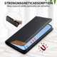 thumbnail image 2 of Funda Tipo Cartera de Cuero Sintético para Samsung Galaxy S20 Ultra Bloqueo RFID, con Ranuras para Tarjetas y Bolsillo para Efectivo, Cierre Magnético Fuerte Negro, 2 of 6