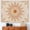 NO.00479, variant on Gojian Boho Floral Mandala Tapestry Wall Hanging Pink Bohemian Flower Medallion Tapestry Aesthetic Watercolor Hippie Indian Small Tapestries for Bedroom Living Room Dorm Decor