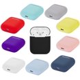 thumbnail image 5 of AirPods Case Compatible, Ultra-Thin Soft Silicone Shockproof Anti-Slip Protective Accessories Cover Shell for Apple AirPods 2 & 1 Charging Case - Pink, 5 of 5