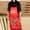 C, variant on EGNMCR Apron for Women Server Apron Printed Christmas apron washable Christmas bar restaurant waiter decoration apron 1