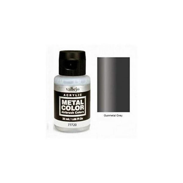 Acrylicos Vallejo VJP77720 32 ml Gunmetal Grey Metal Color Paint