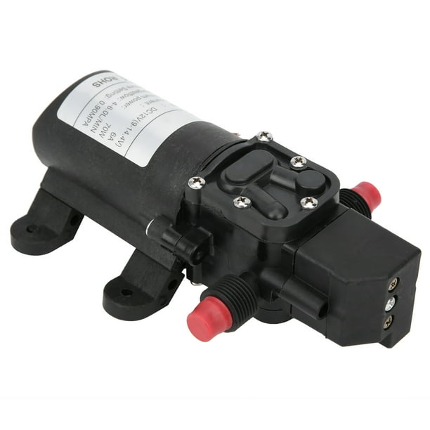 Diaphragm Water Pump, 6.0L/MIN 6A 72W 12V Diaphragm Pump, For