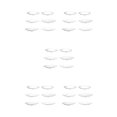 thumbnail image 3 of Seitruly 6 Pieces Eyelash Pads Protection Pad Extension Female Lifting Beauty Curlers Makeup Tools Breathable Accessories Shaping Type2 NO2, 3 of 6