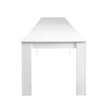 thumbnail image 4 of Wood Extendable Dining Table, Modern Extending Console Table Sofa Table with 20" to 118.5" Rectangle Tabletop, Extra Long Sideboard with Strong Legs for Kitchen Console Office, White, 4 of 9