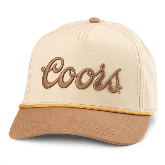 Coors Khaki and Brown Adjustable Hat