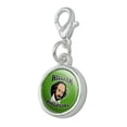 thumbnail image 2 of William Bakespeare Shakespeare Getting Baked Funny Humor Antiqued Bracelet Pendant Zipper Pull Charm with Lobster Clasp, 2 of 5