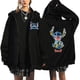 thumbnail image 1 of Sudadera con capucha de dibujos animados de Disney Stitch para mujer, ropa de calle de Manga, Harajuku, Anime, divertido, invierno, años 90, 1 of 1
