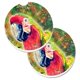 thumbnail image 1 of Juego de 2 posavasos para coche Caroline's Treasures Parrot Head 8601CARC 2,56 multicolor, 1 of 1