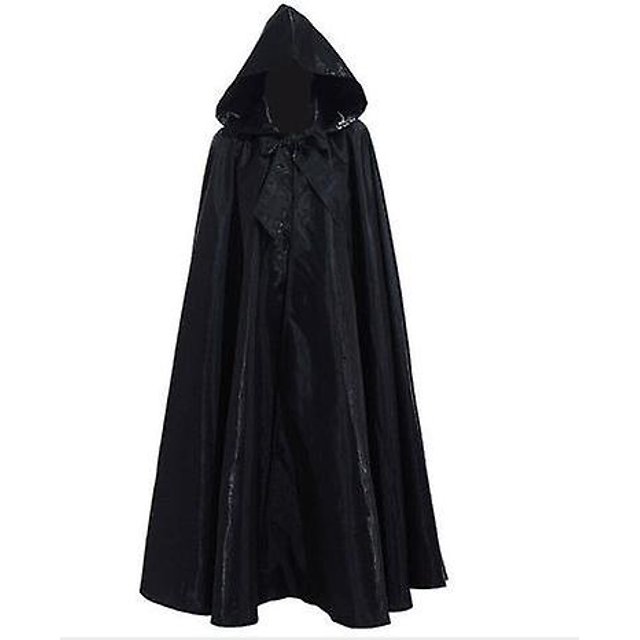 150cm Capa con capucha para Halloween, disfraz de cosplay, capa unisex, cosplay