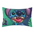thumbnail image 1 of Funda de almohada rectangular con diseño de puntada, suave y acogedora, con cremallera oculta, para cama, sofá, decoración del hogar, 20 x 30 pulgadas, 1 of 8