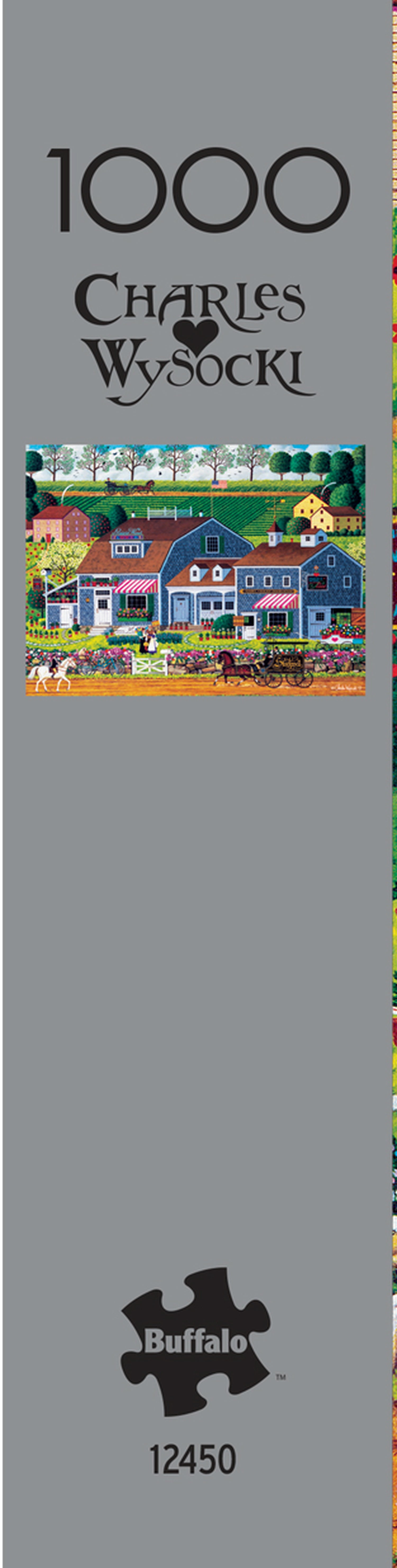 Buffalo Games 1000-Piece Silver Select Wysocki Prairie Wind Flowers Interlocking Jigsaw Puzzle