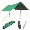 thumbnail image 1 of Graflsoa Auvent Extérieur Compact avec Mâtx, Vert Armée - Résistant à l'Eau, Bloquant le Soleil, et Design Portable pour le Camping et la Randonnée, 1 of 7