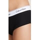 thumbnail image 5 of Pantalón corto Panty Calvin Klein de algodón moderno para mujer, color negro, 5 of 5