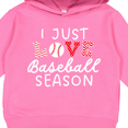 thumbnail image 3 of Inktastic I Just Love Baseball Season Toddler Hoodie, 3 of 4
