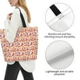 thumbnail image 3 of Honeii Corgi Head with Floal Print Tote Bag for Women, Foldable Tote Bag Large Shoulder Bag Top Handle Handbag for Travel, Work, 3 of 8