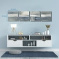 thumbnail image 6 of Wexford Home Modern Home Wall Décor Abstract Black and White Grey Canvas Wall Art 24 x 24 inches Set of 4 Framed Artwork for Living Room Bedroom, 6 of 11