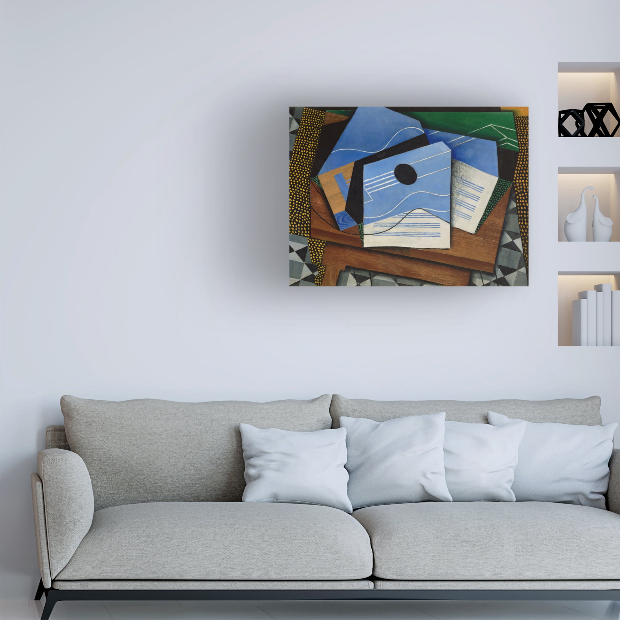 Juan Gris 'Guitar On A Table' Canvas Art