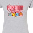 thumbnail image 3 of Pokémon - Retro Pokémon - Juniors Fitted Graphic T-Shirt, 3 of 5