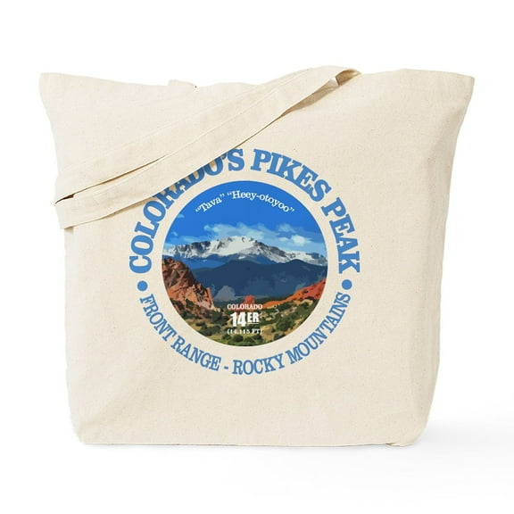 CafePress - Pikes Peak Tote Bag - Unisex Canvas Tote Bag, Beige, 1-Piece
