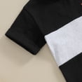 thumbnail image 6 of Bagilaanoe 2pcs Toddler Baby Boy Shorts Set Short Sleeve Contrast Color T Shirt Tops + Shorts 3M 6M 12M 18M 24M 3T Kids Casual Summer Clothes, 6 of 8