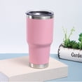 thumbnail image 3 of Termo Vaso De Acero Inoxidable HappyWare 30oz Doble Pared Aislada Al Vacío Rosa, 3 of 3